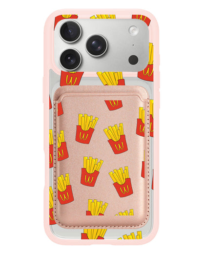 iPhone Magnetic Wallet Case - Fries
