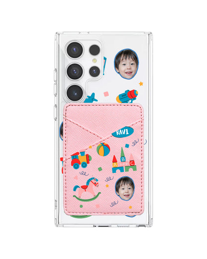 Android Phone Wallet Case - Face Grid Boys Toys