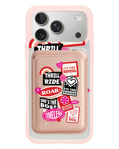 iPhone Magnetic Wallet Case - The Boyz Song Sticker Pack