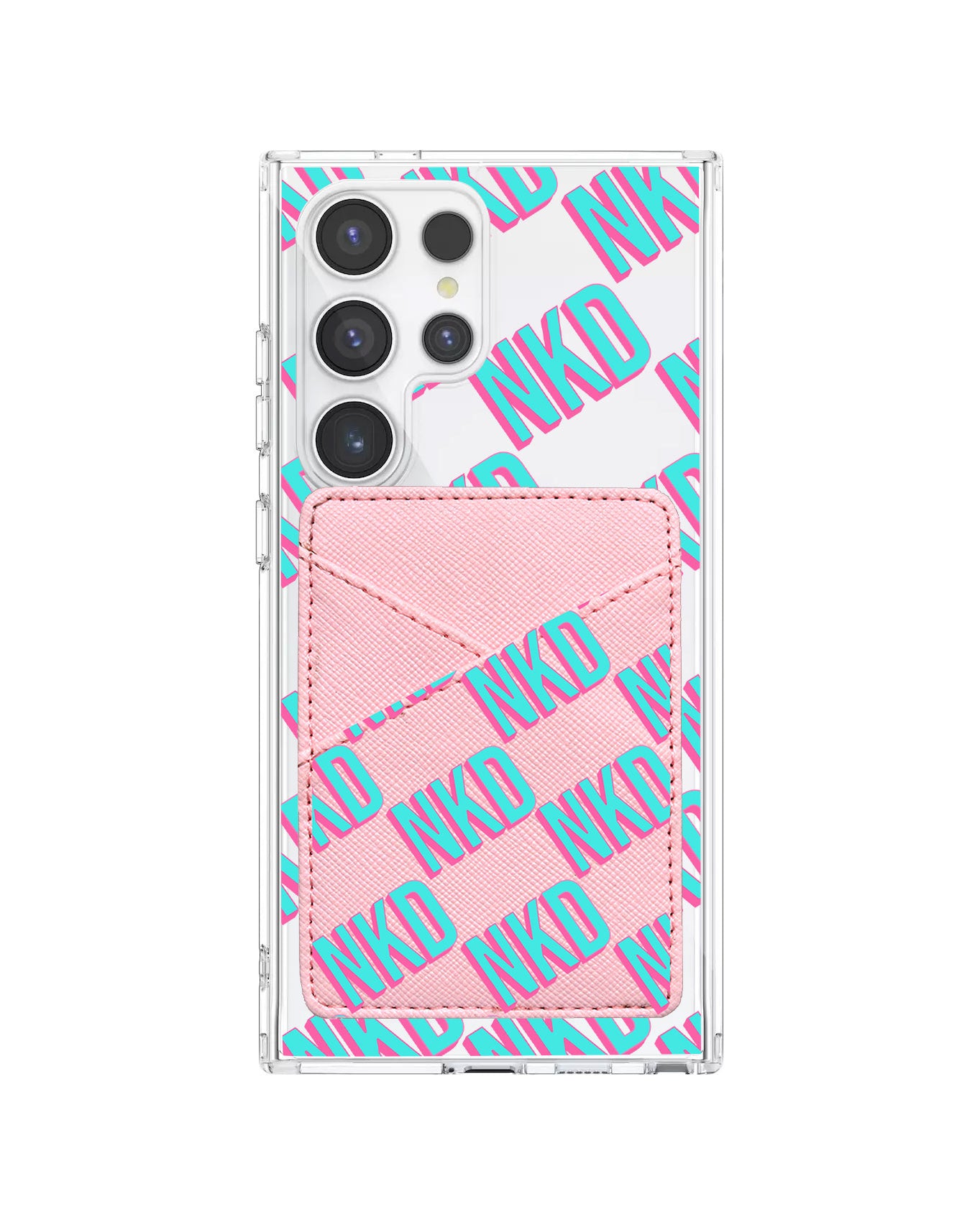Android Phone Wallet Case - Diagonal Initial Monogram 4.0