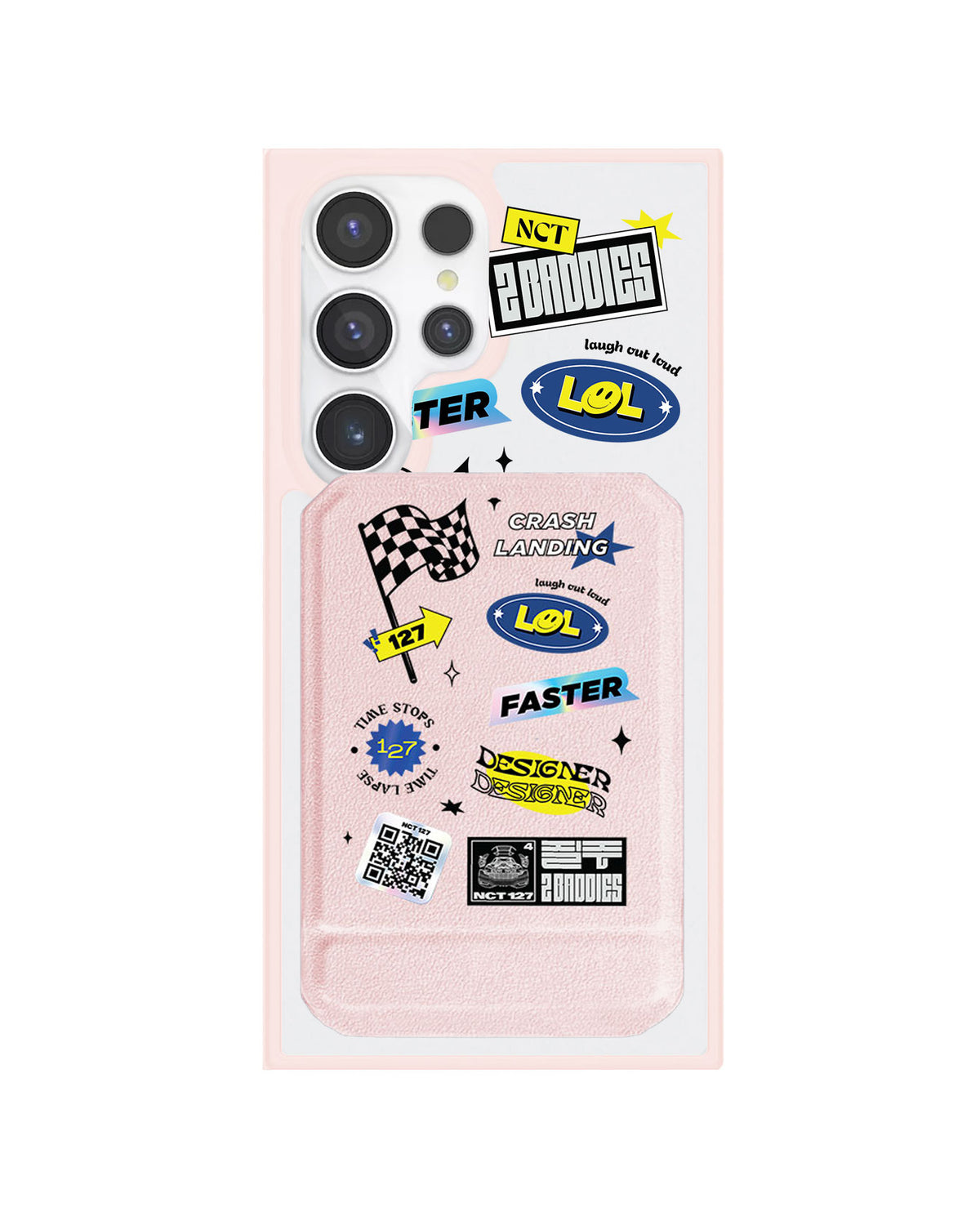 Android Magnetic Multifold Wallet - NCT127 Sticker Pack