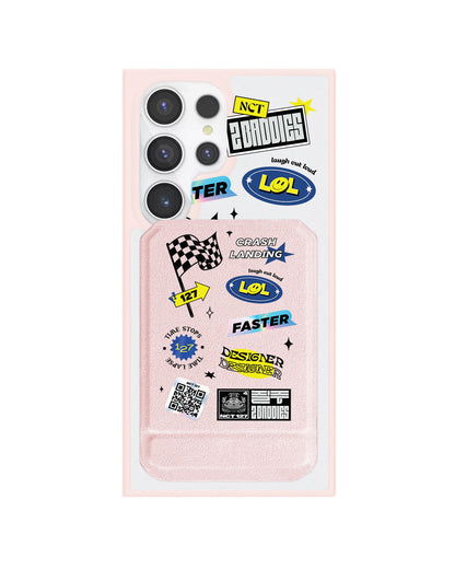 Android Magnetic Multifold Wallet - NCT127 Sticker Pack