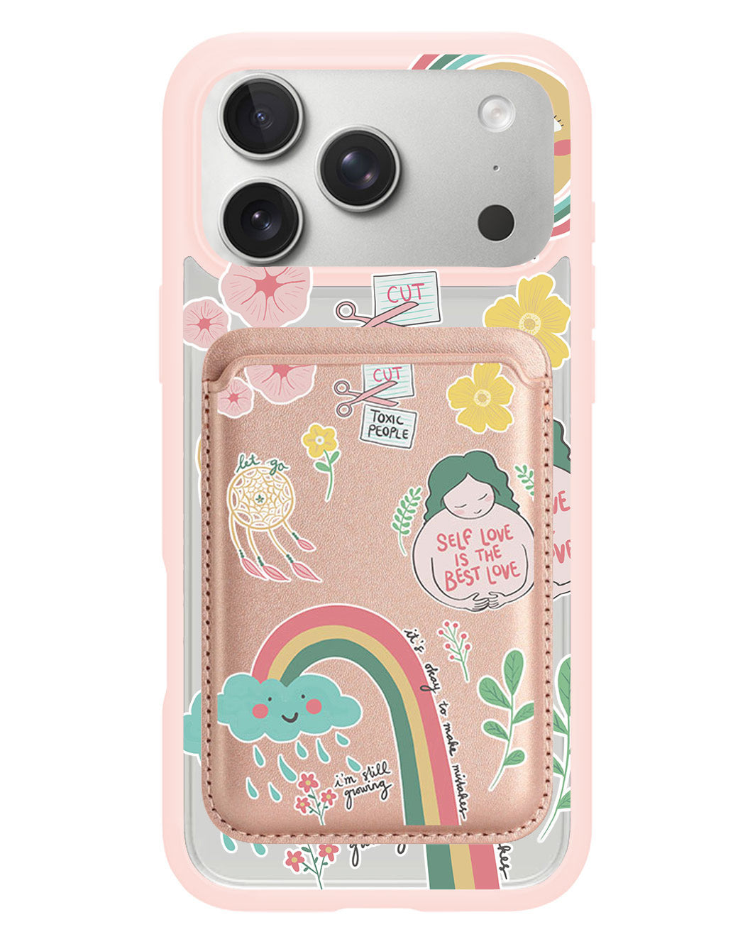 iPhone Magnetic Wallet Case - Self Love