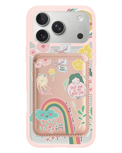 iPhone Magnetic Wallet Case - Self Love