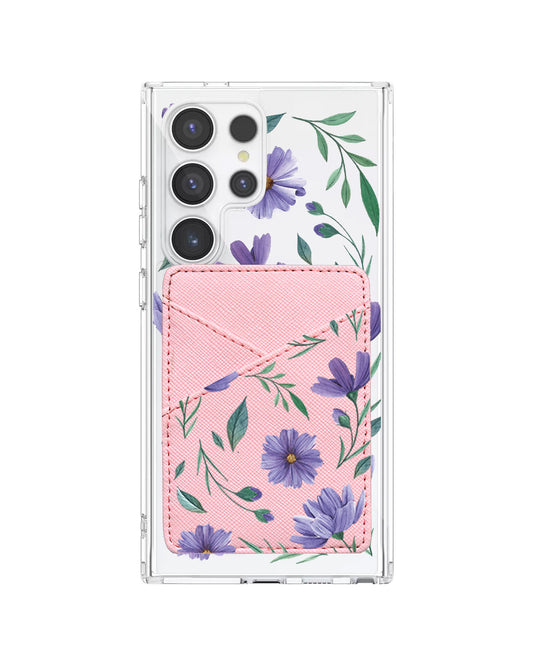 Android Phone Wallet Case - February Violet