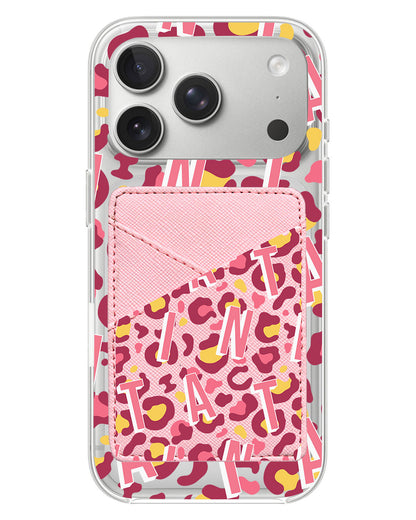 iPhone Phone Wallet Case - Leopard Monogram 3.0