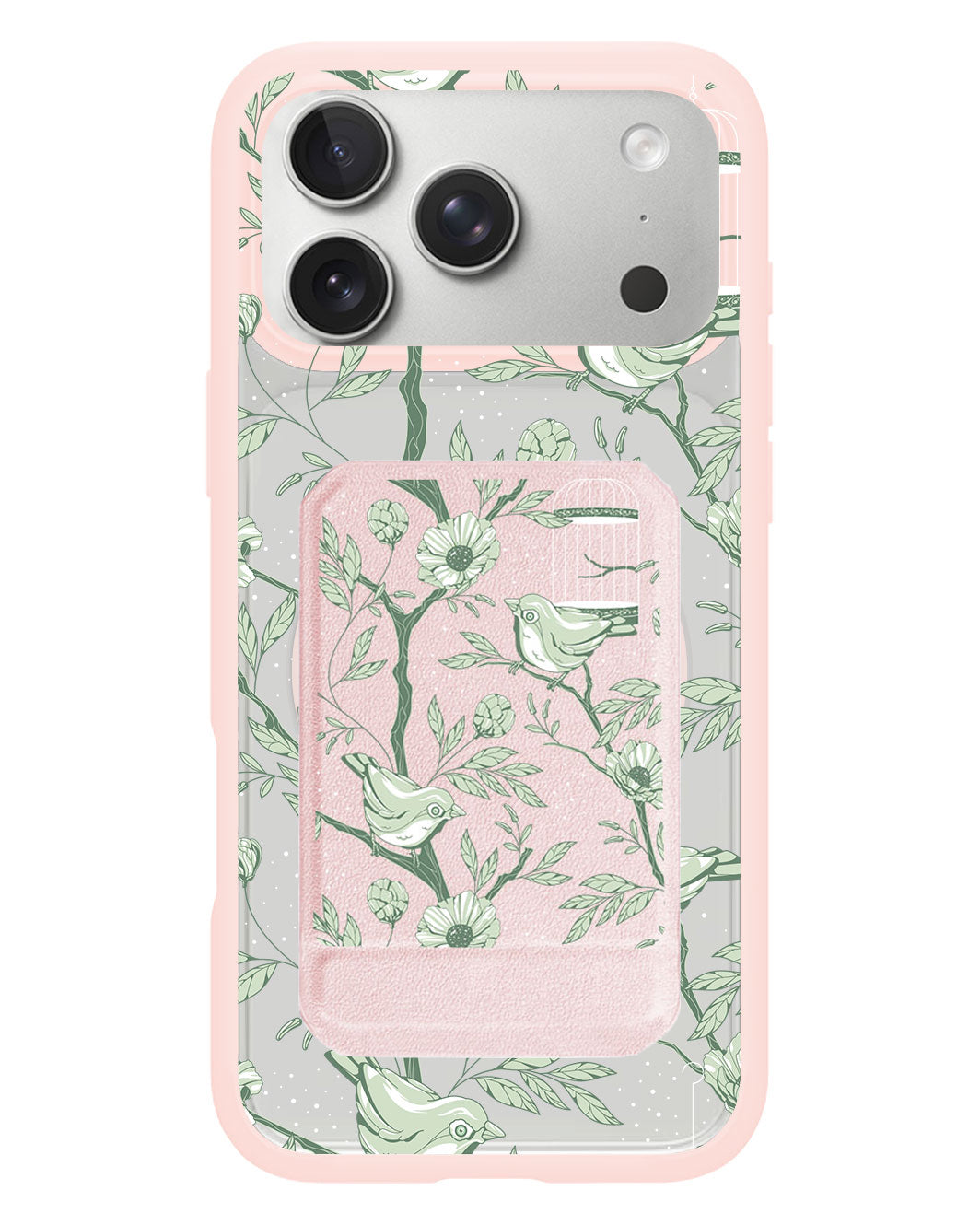 iPhone Magnetic Multifold Wallet - Lovebird Monochrome 4.0