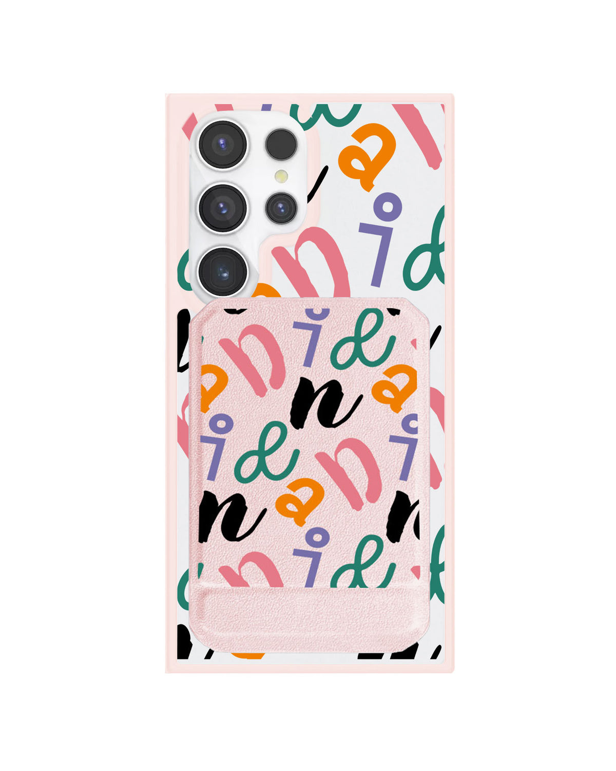 Android Magnetic Multifold Wallet - Playful Monogram 3.0
