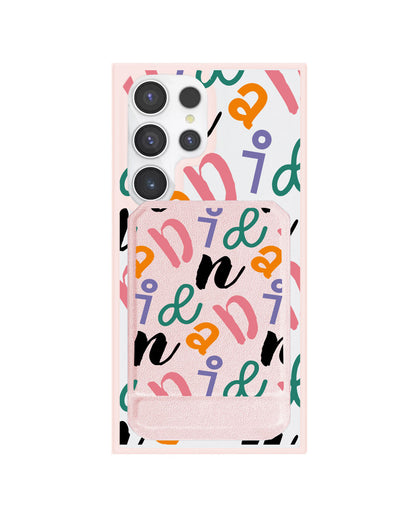 Android Magnetic Multifold Wallet - Playful Monogram 3.0