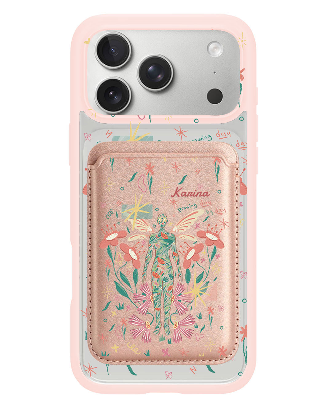 iPhone Magnetic Wallet Case - Growing Day by Day