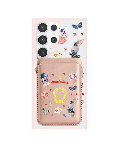 Android Magnetic Wallet Case - Wonderland