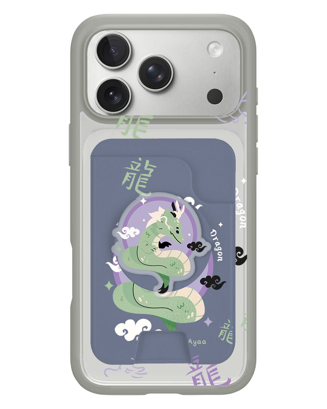 iPhone Magpop Wallet - Shio Dragon