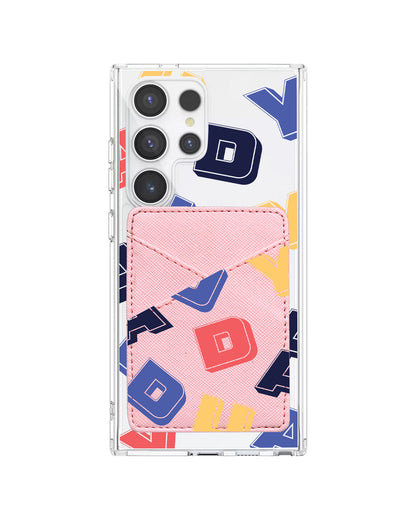 Android Phone Wallet Case - Cool Monogram