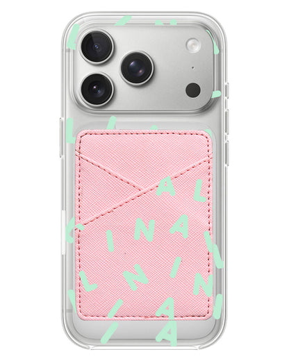 iPhone Phone Wallet Case - Monogram 2.0 Tosca