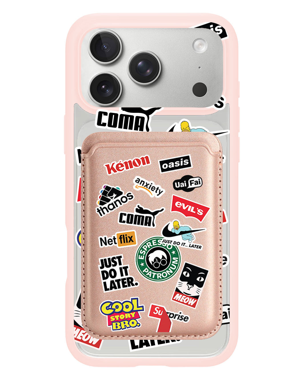 iPhone Magnetic Wallet Case - Brand Parody 1.0