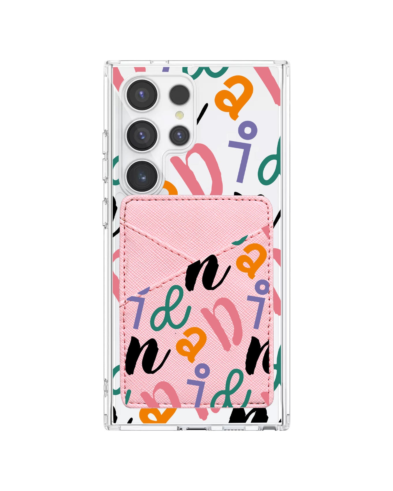 Android Phone Wallet Case - Playful Monogram 3.0