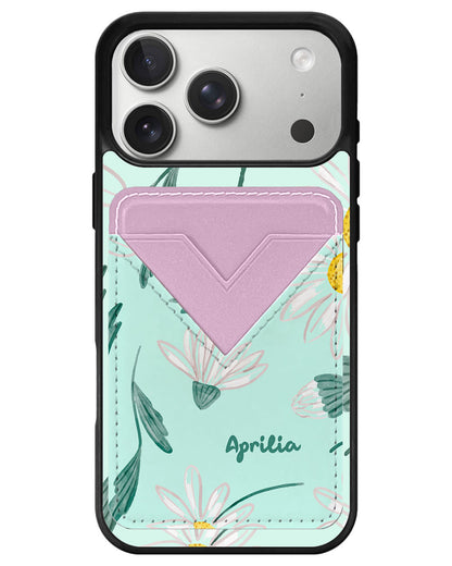 iPhone Avant Wallet Case - April Daisy
