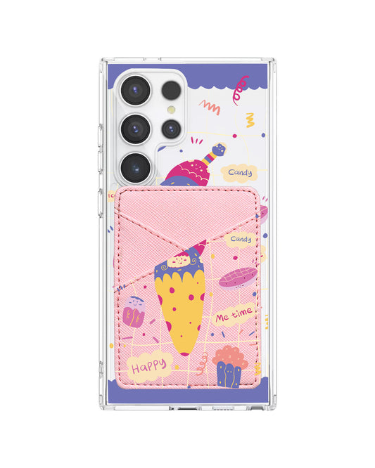 Android Phone Wallet Case - Candy Doodle