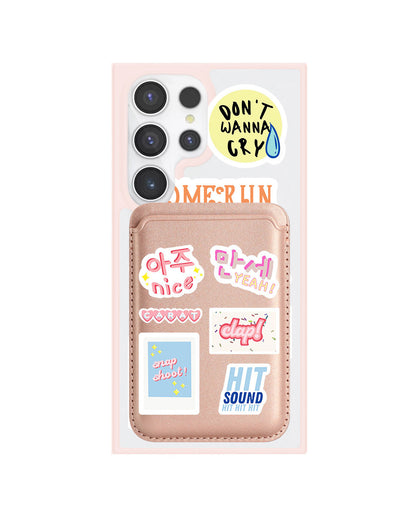 Android Magnetic Wallet Case - Seventeen Sticker Pack