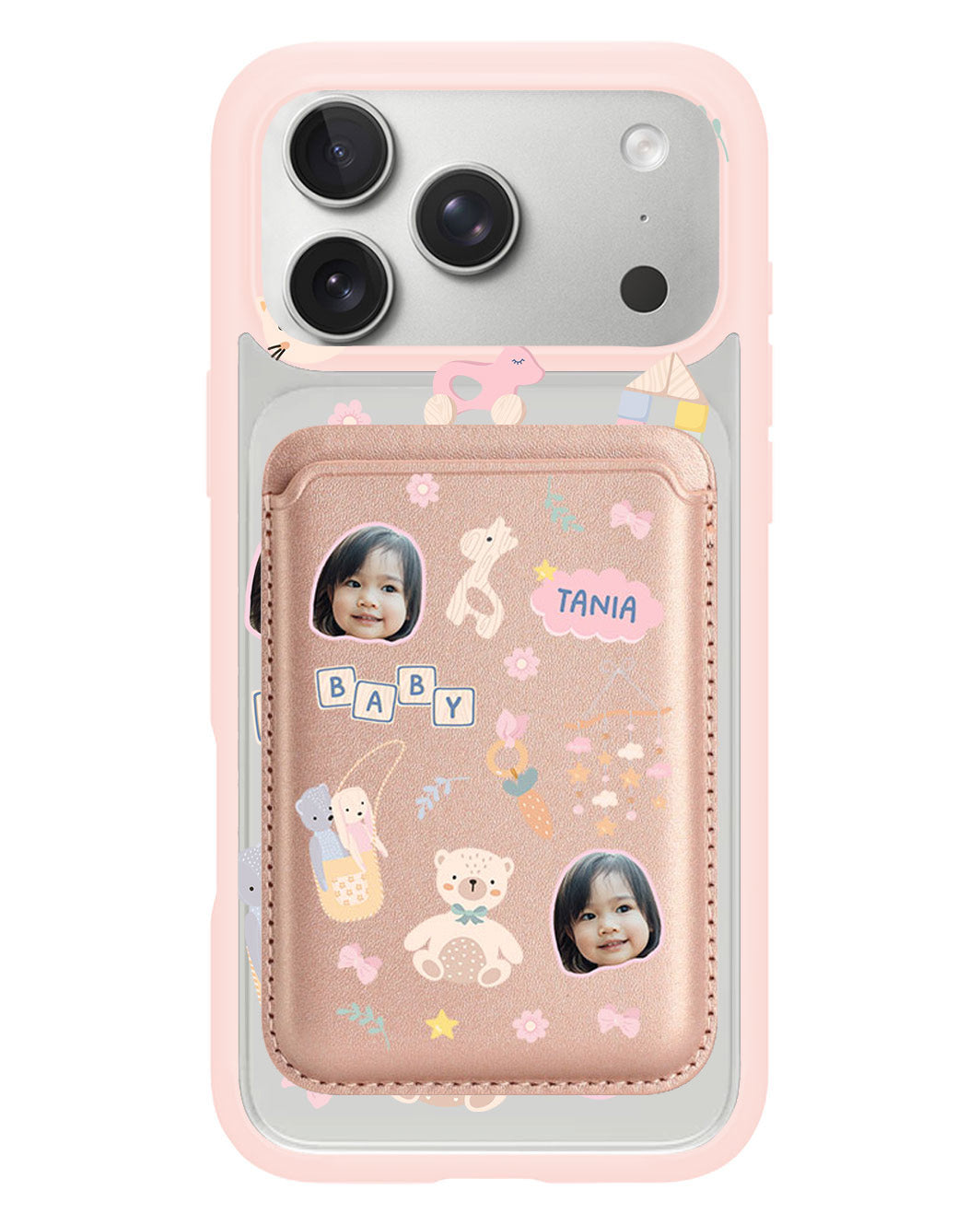 iPhone Magnetic Wallet Case - Face Grid Girl Toys