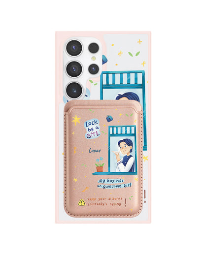 Android Magnetic Wallet Case - Crush Boy