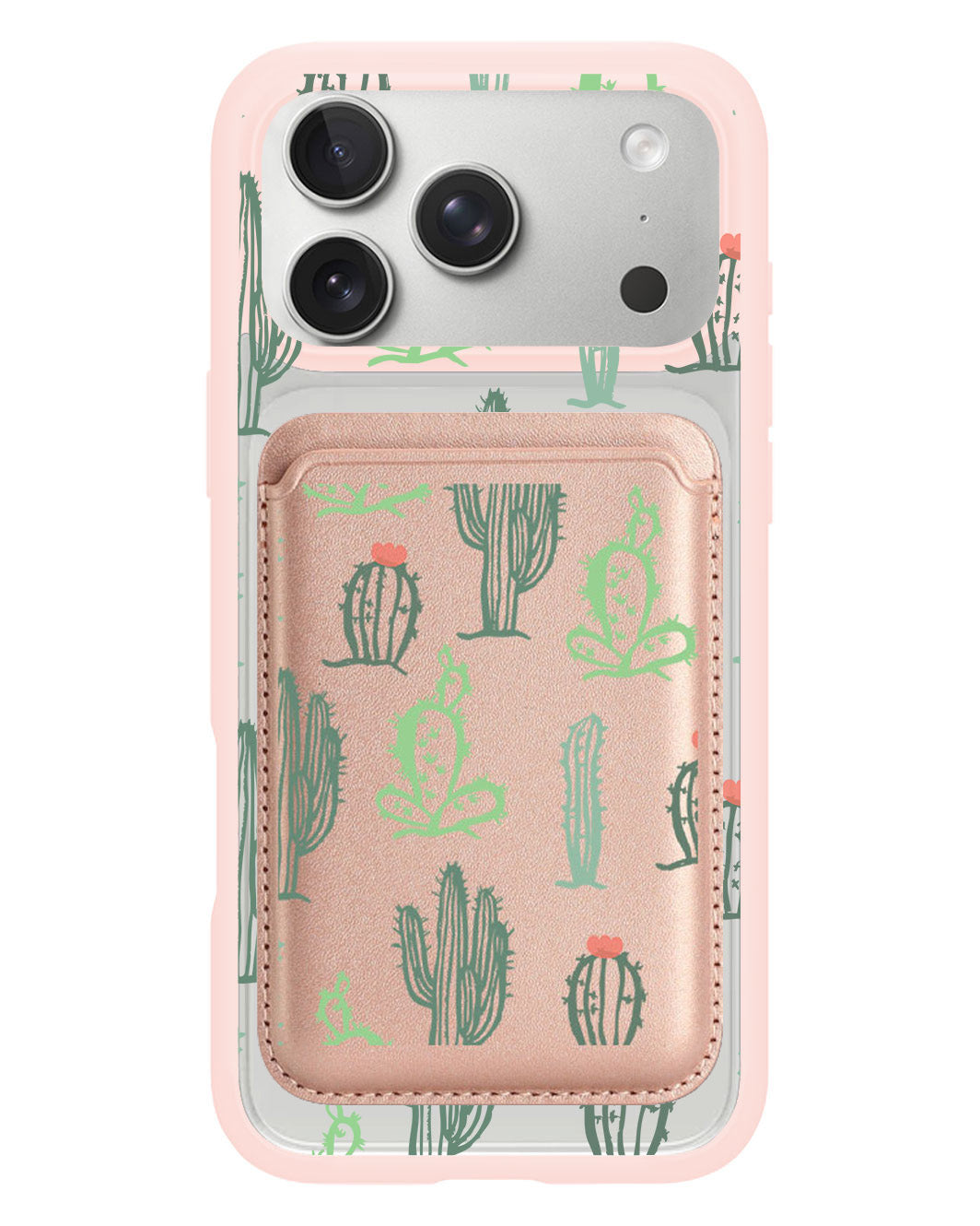 iPhone Magnetic Wallet Case - Cactus