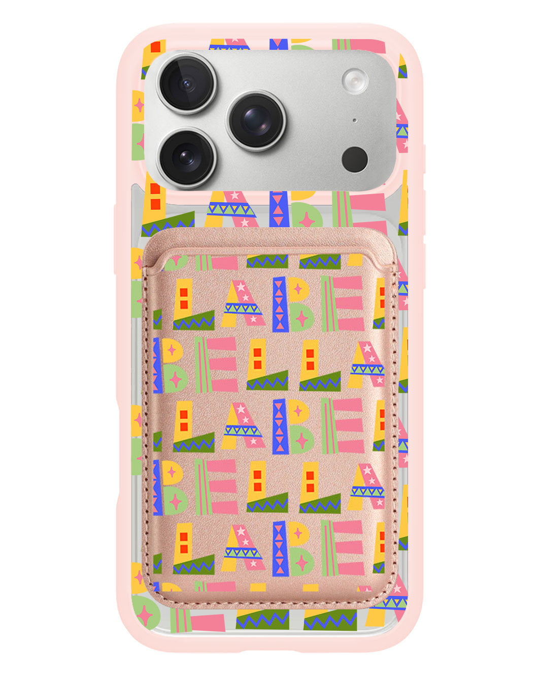 iPhone Magnetic Wallet Case - Playful Monogram 5.0