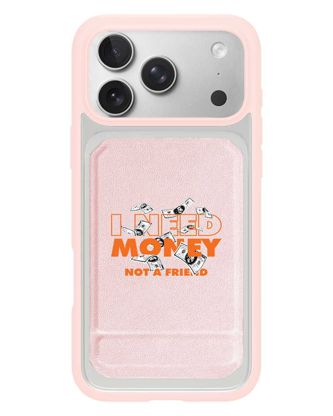 iPhone Magnetic Multifold Wallet - Money Better Than Friend