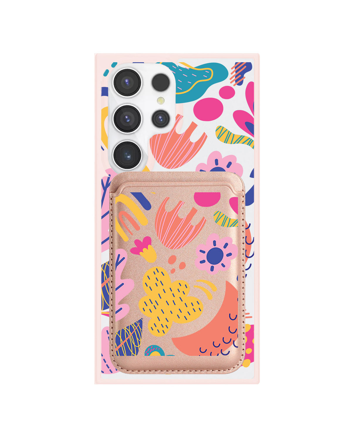 Android Magnetic Wallet Case - Florals