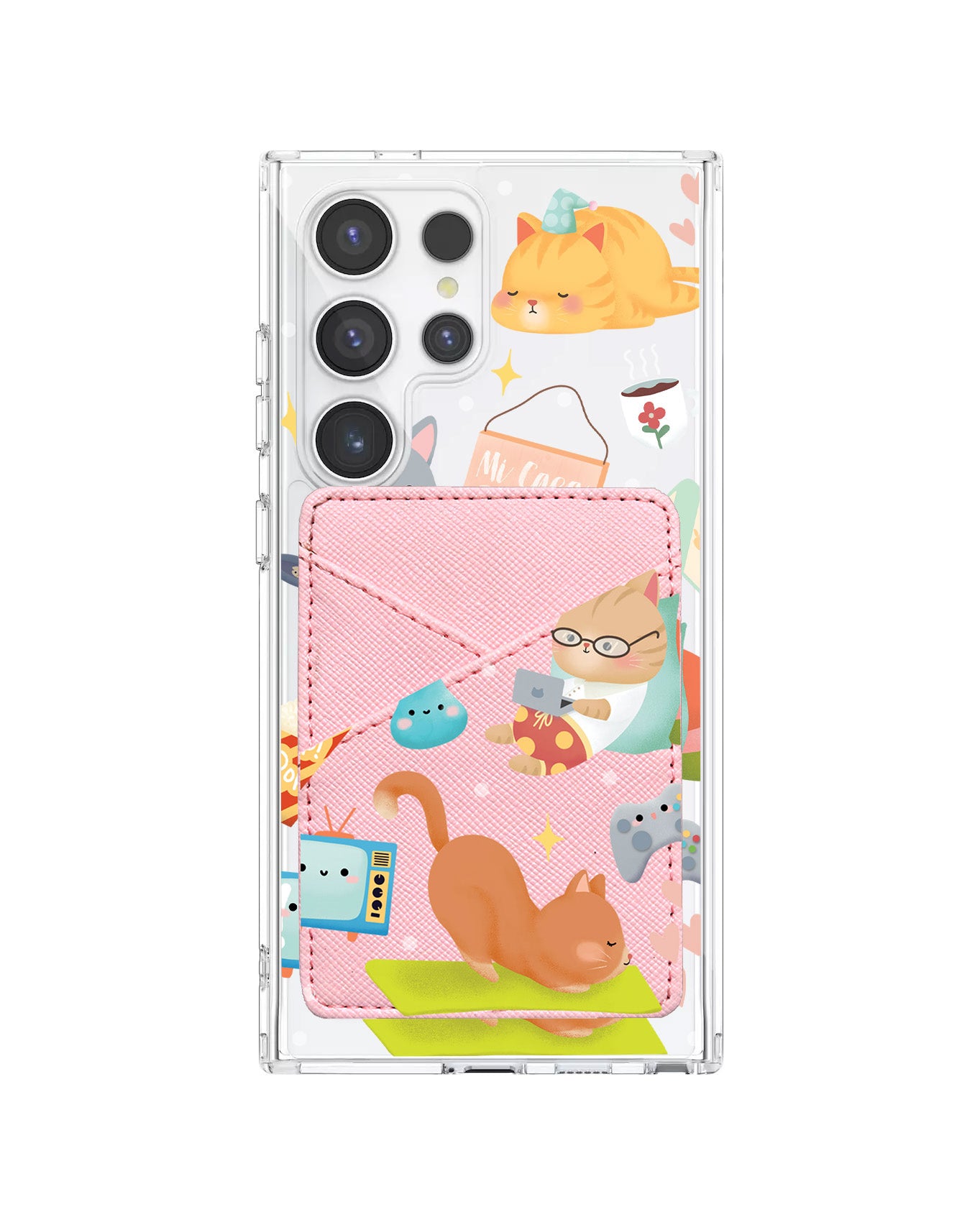 Android Phone Wallet Case - Stay Home