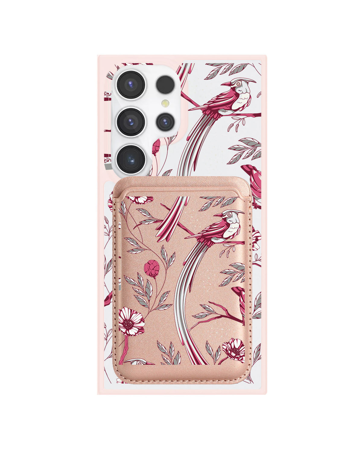 Android Magnetic Wallet Case - Lovebird 6.0