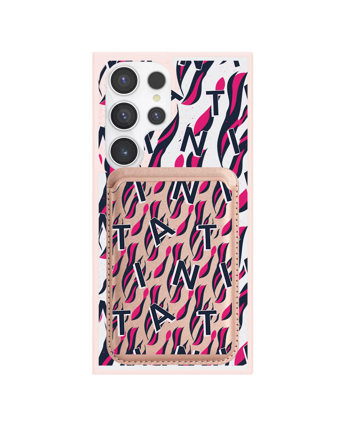 Android Magnetic Wallet Case - Tiger Monogram 2.0