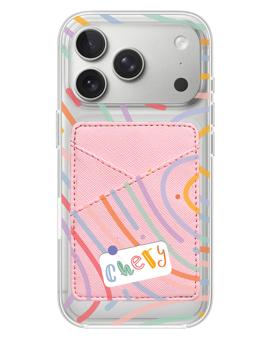 iPhone Phone Wallet Case - Doodle Monogram 2.0