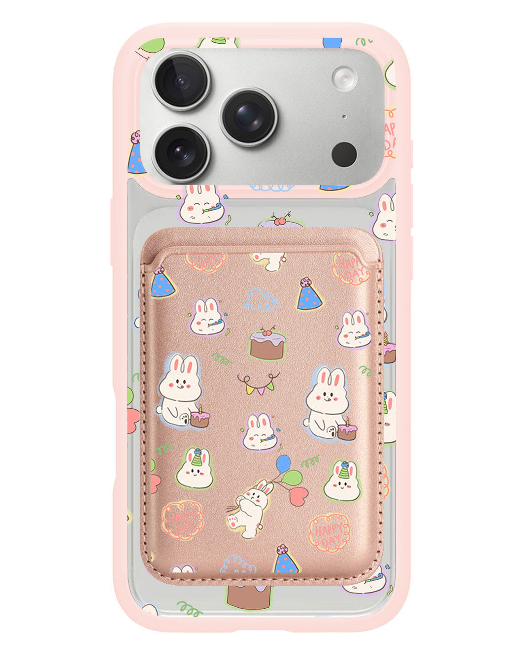 iPhone Magnetic Wallet Case - Fun Party