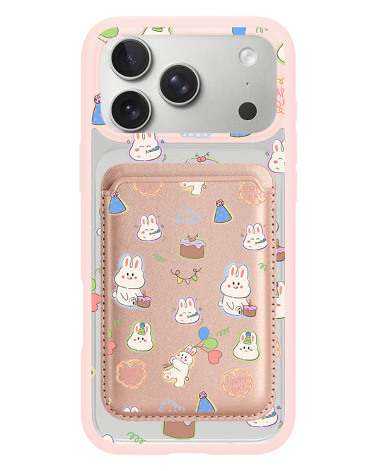iPhone Magnetic Wallet Case - Fun Party