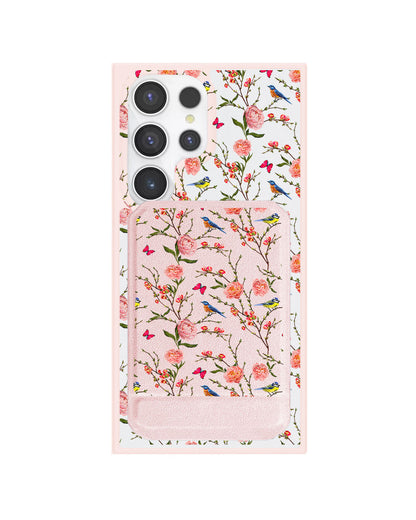 Android Magnetic Multifold Wallet - Flora Gardenia