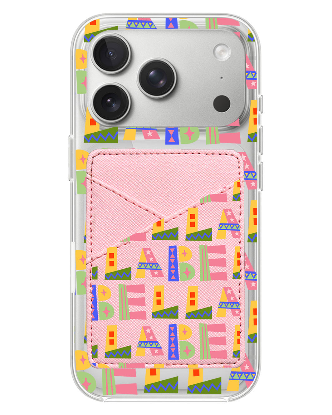 iPhone Phone Wallet Case - Playful Monogram 5.0