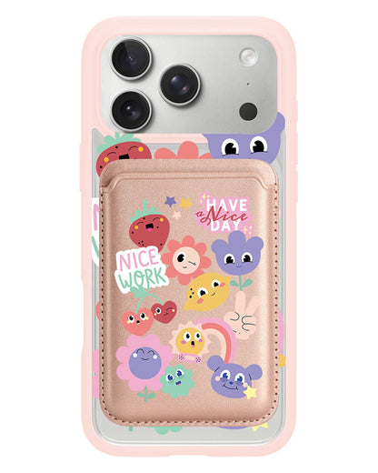 iPhone Magnetic Wallet Case - Garden Party