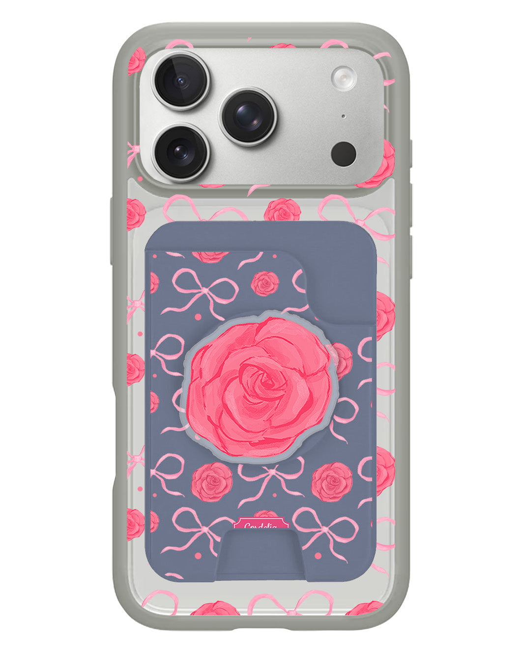 iPhone Magpop Wallet - Coquette Rose