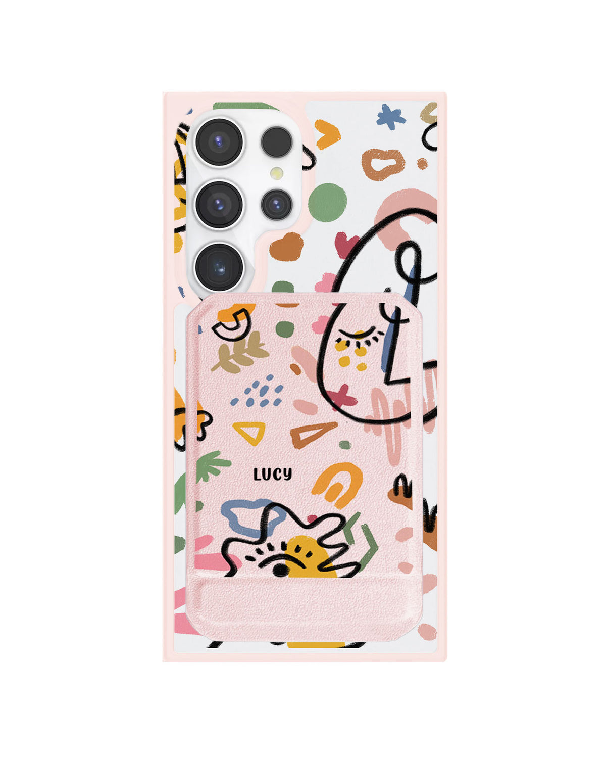 Android Magnetic Multifold Wallet - Abstract 5.0