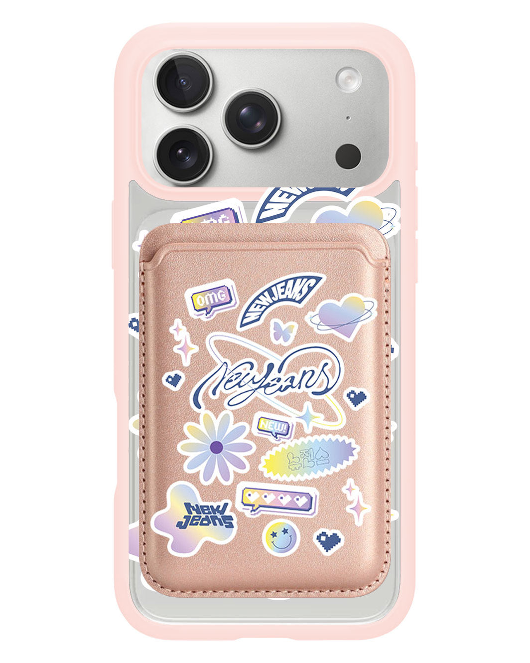 iPhone Magnetic Wallet Case - New Jeans OMG 2.0