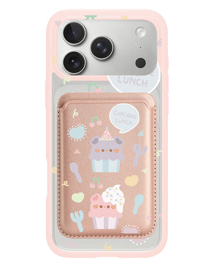 iPhone Magnetic Wallet Case - Cupcake