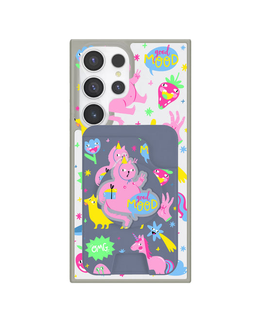 Android Magpop Wallet - Monster Say Good Mood