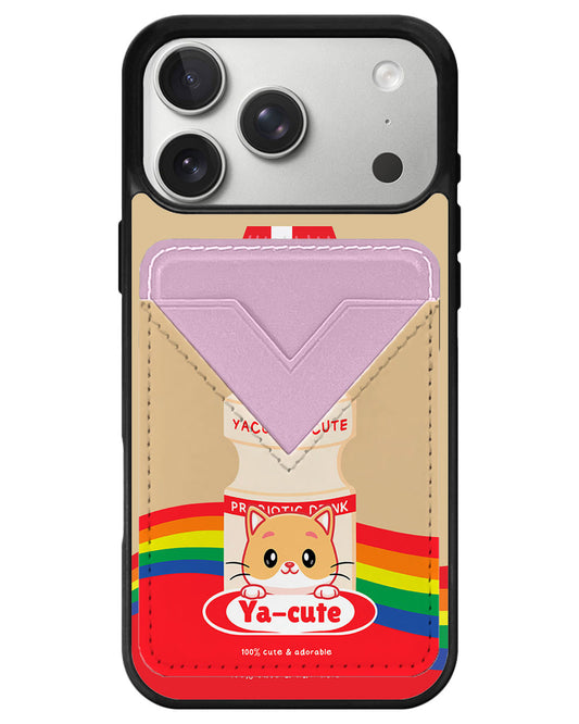iPhone Avant Wallet Case - Yacute Cat