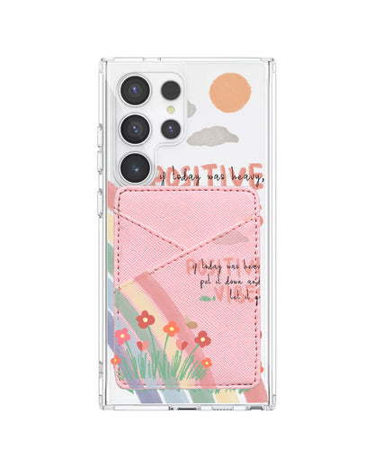 Android Phone Wallet Case - Positive Vibes