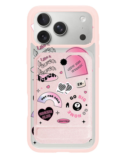 iPhone Magnetic Multifold Wallet - Enhyphen Sticker Pack