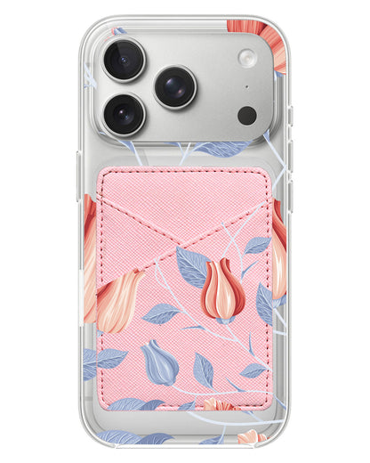 iPhone Phone Wallet Case - Red Tulip