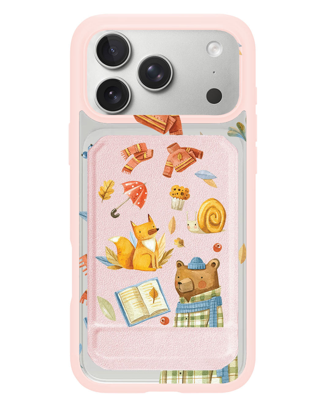 iPhone Magnetic Multifold Wallet - Bear & Fox