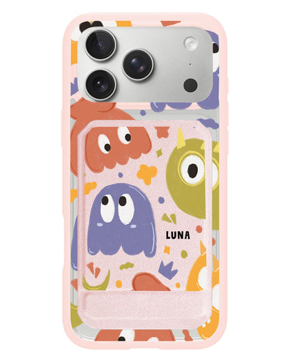 iPhone Magnetic Multifold Wallet - Cute Monster 1.0