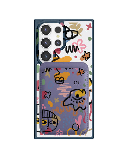 Android Magnetic Wallet Case - Abstract 3.0
